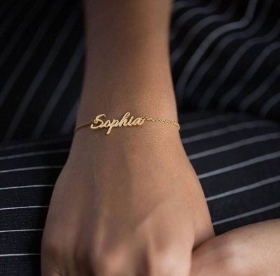 Customised Name Gold-Plated Bracelet