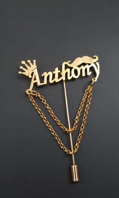 Customized Gold-Plated Lapel Coat-pin