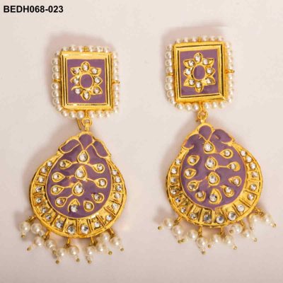 Meenakari Thappa Earring L1
