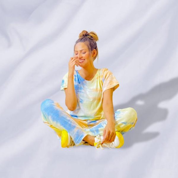 Tie & Dye Summer Tracksuit. Perfect for Summer Picnics and Activewear