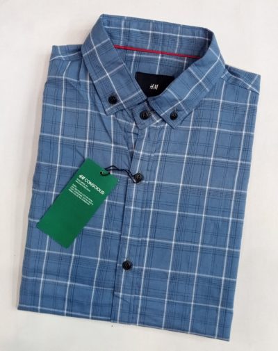 HM Casual Button Down Check Shirt