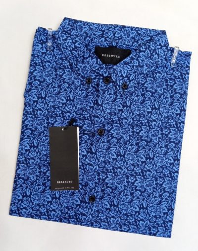 Floral button-down shirt