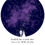 Purple Galaxy & White