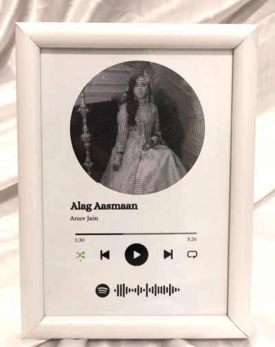 Custom Spotify Scannable Frame with Personalized Spiral Betty Image, and Scannable Spotify Code - Ideal Surprise Gift for everyone for any occasion in Pakistan.