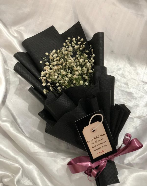 J's Store Fresh Baby's Breath Bouquet, a delicate floral gift.